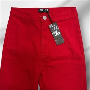 JC JQ JEANS Women’s Large Red JEGGING